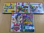 Nintendo Switch Pokemon Shield, Pokemon Scarlet & Mario 3DS Collection