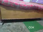 Teak wood bed