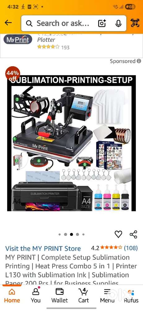 T shirt printing  setup sale