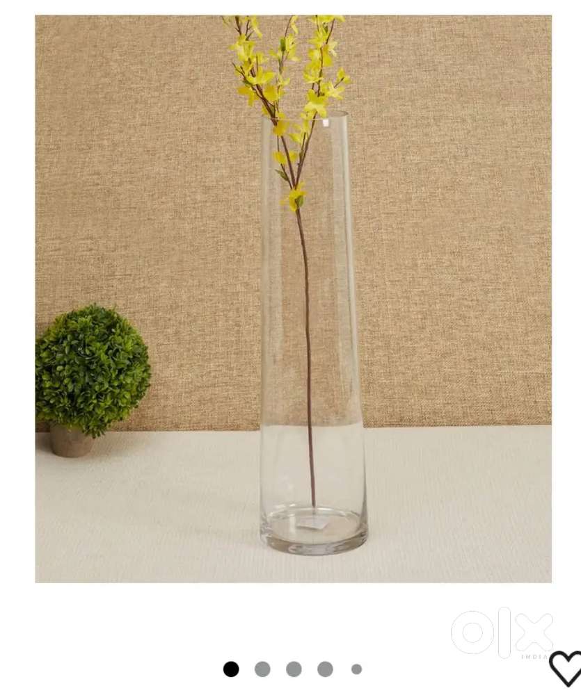 Glass vase pot for flowers