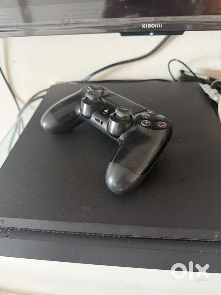 PS4 with controller