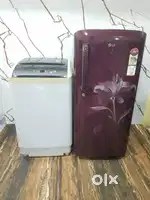 Lg single door refrigerator and onida top loadwashing/m fullyautomatic