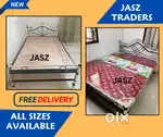 #LSG Metal iron Steel cot hostel cot bed mattress available chennai#