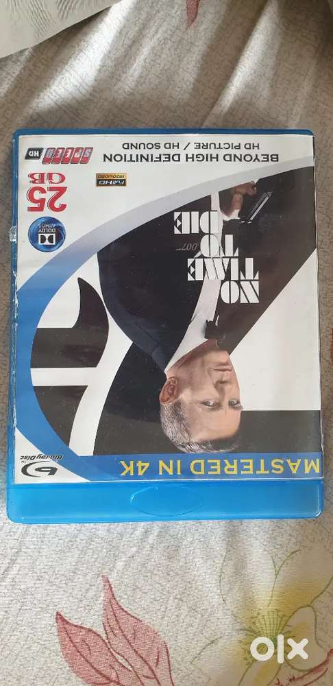 No time to die james bond 2021blue ray disc