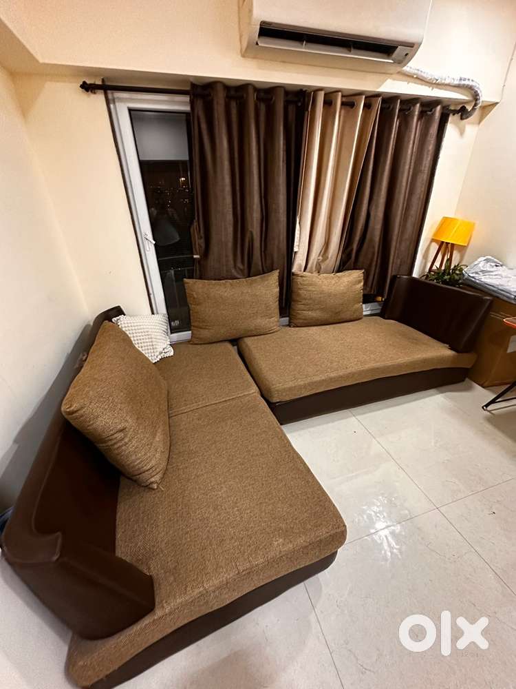 5 Seater Comfortable Sofa with 3 Big Pillows