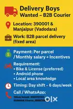 Courier boy