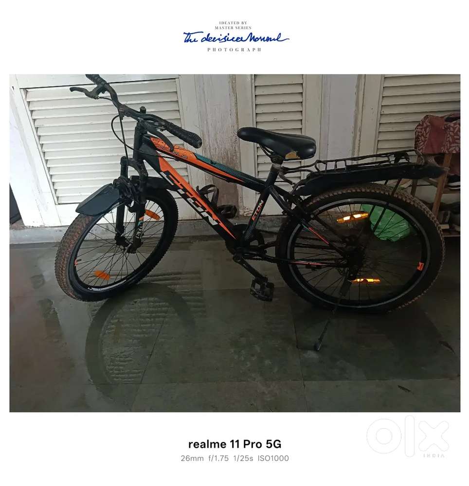 1 year old, like new , very less used, bicycle with shockers