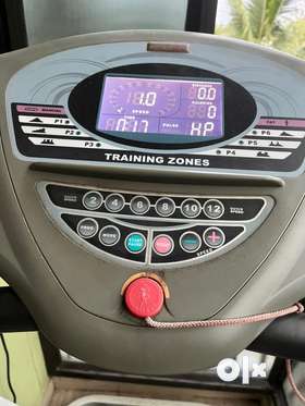 Used Motorised treadmill with heart beat detection function . Speed changer. Calorie detection etc f...
