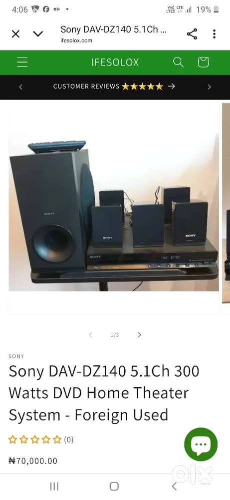 Sony home theatre