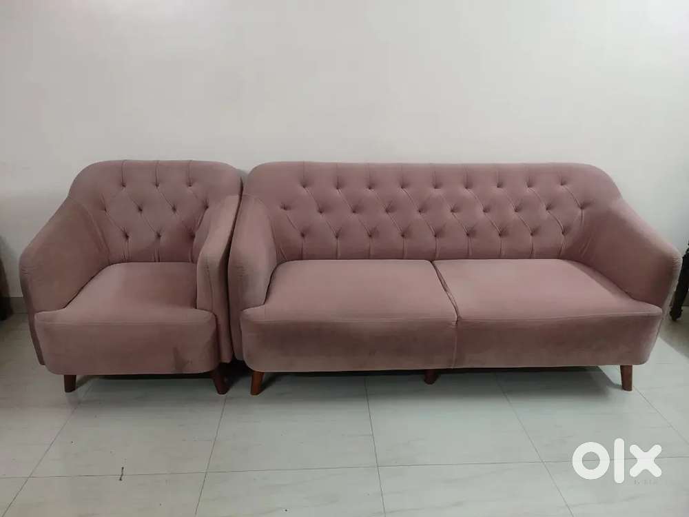 Sofa with one chair