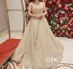 Engagement, golden gown, beautiful