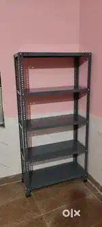Slotted angle rack for home, office, shop, kitchen etc