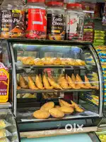 Electric food display warmer