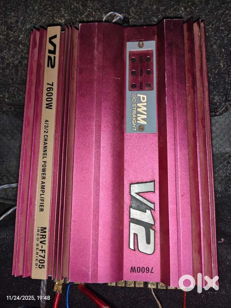 V12 amplifier powerfull amp