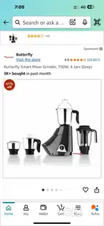 Mixer grinder