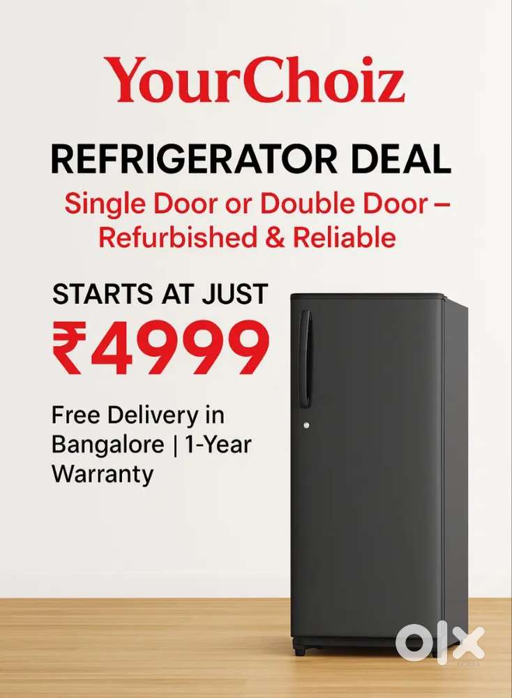 Single door refrigerator in good working condition