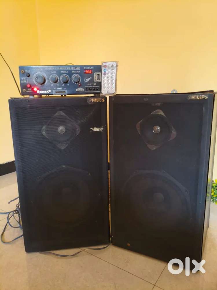 Philips Super Bass Speakers with Amplifier