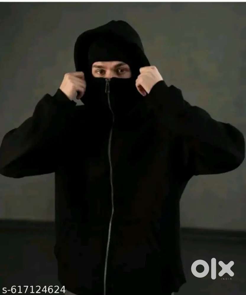 Balaclava Ninja Zipper Hoodie