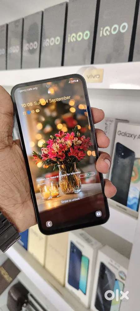 SAMSUNG A54 GLOSSY BLACK COLOUR 8/128GB FULL BOX