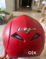 Vega Red Helmet ISI certified