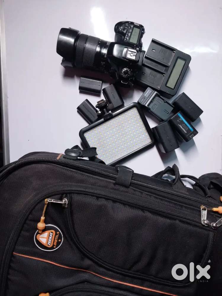 Canon 80d A1 Condition with All accessories only 47000