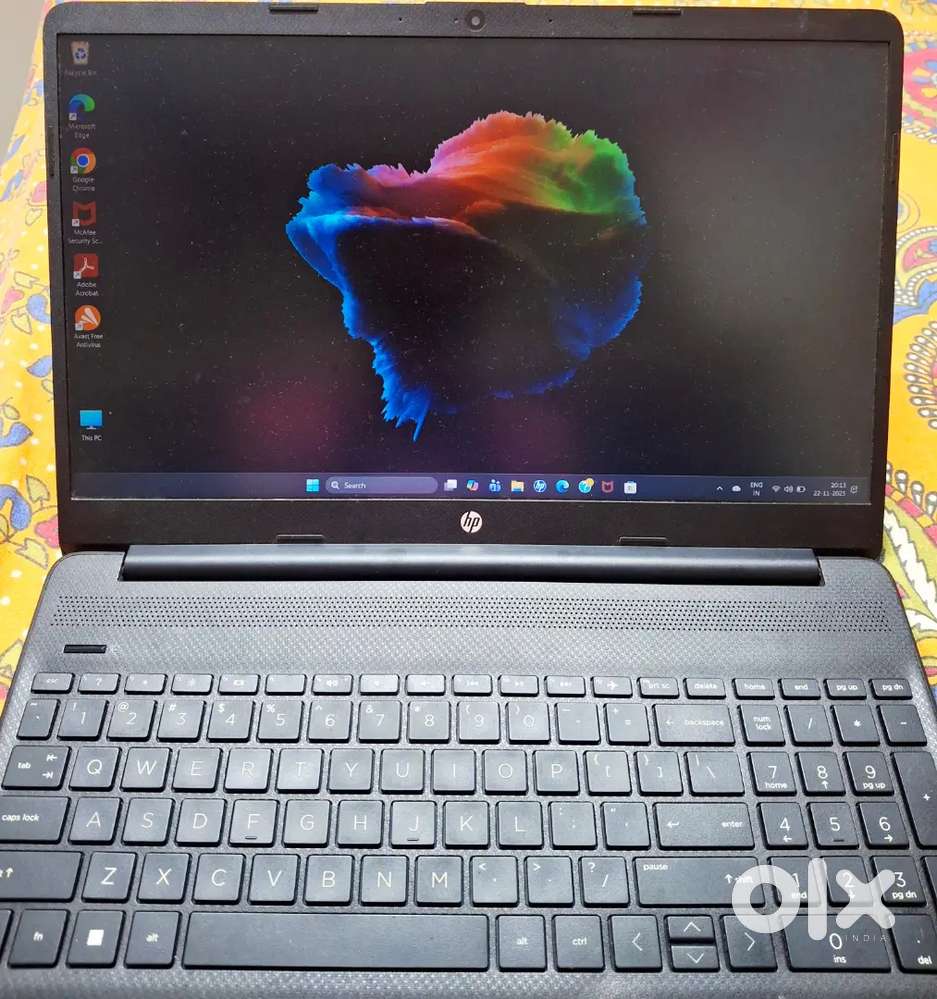 HP Laptop along with charger