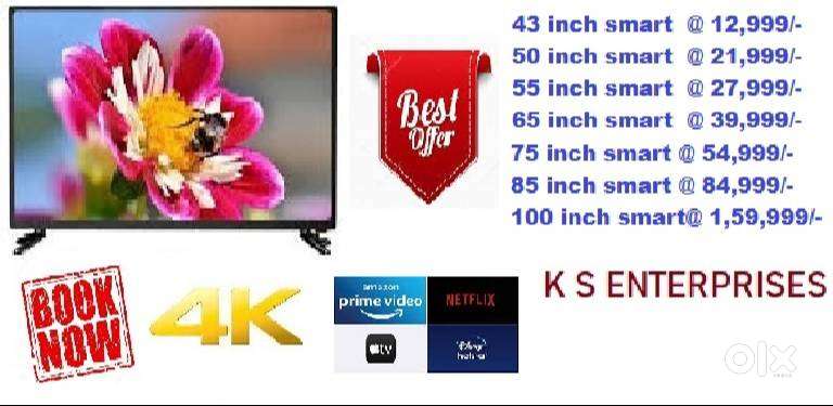 43 INCH  SMART LED TV @ 12,999 /-