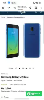 Samsung j2 cor