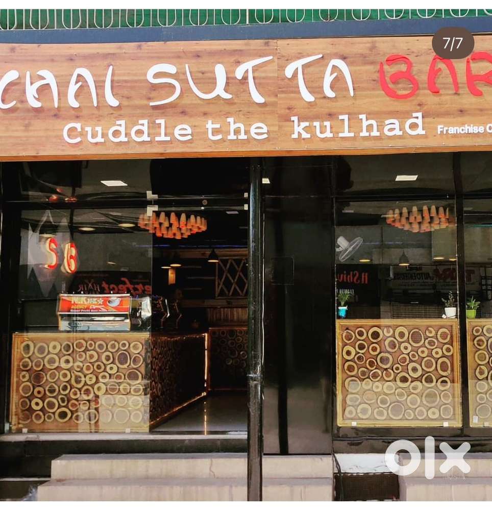 Cafe furniture chairs and kitchen items