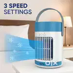 Portable air conditioner/cooler with LED night lights
