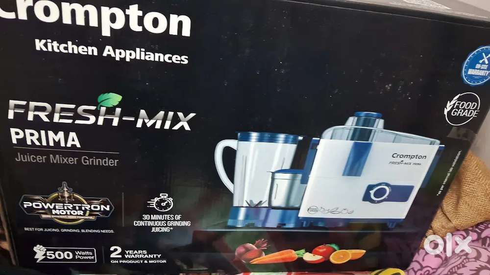 Brand New crompton or Havells  Mixer, juicer, grinder