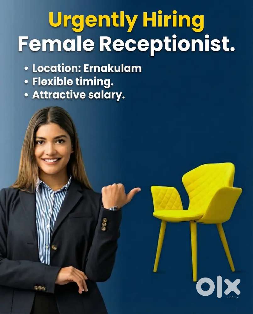 Urgently hiring female Receptionist