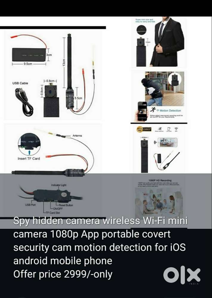 Wifi Spy strip camera Great 720P WiFi Mini Spy Camera see pitcure pls