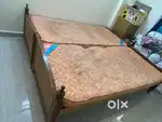 3\6 Two cots pure Teak wood