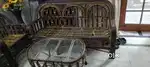 Bamboo Sofa Set ( 5 Sitter: 3+2) and Centre Table