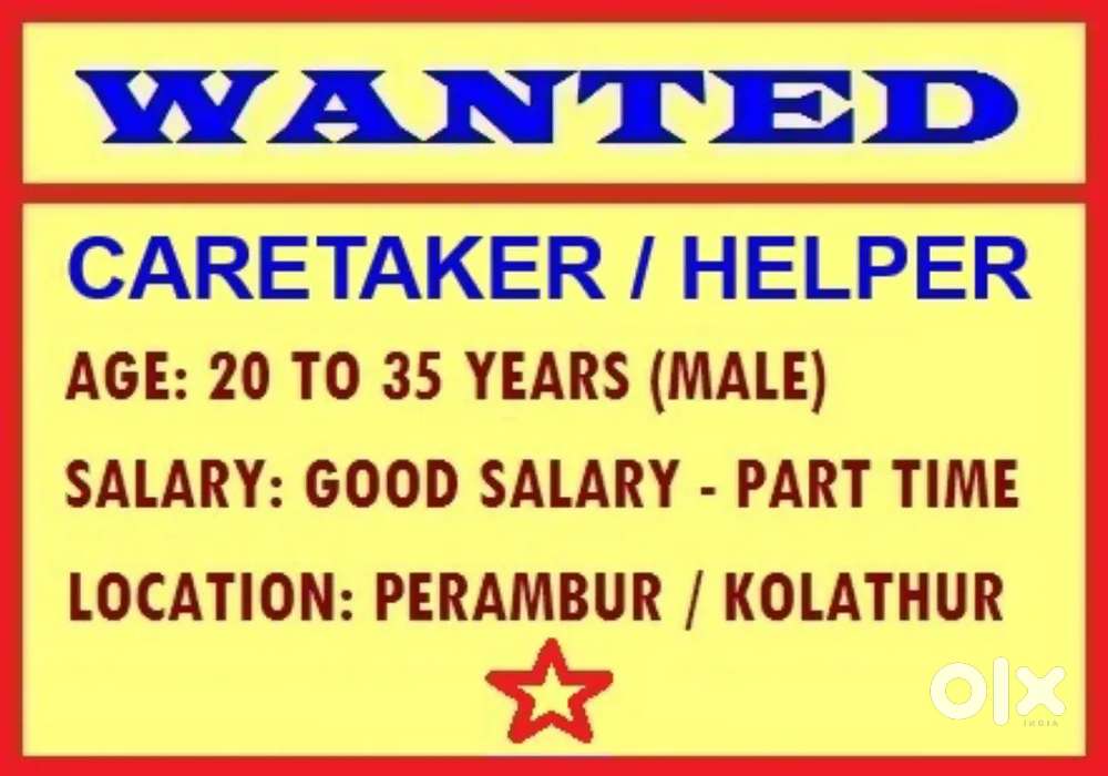Wanted Caretaker / Helper