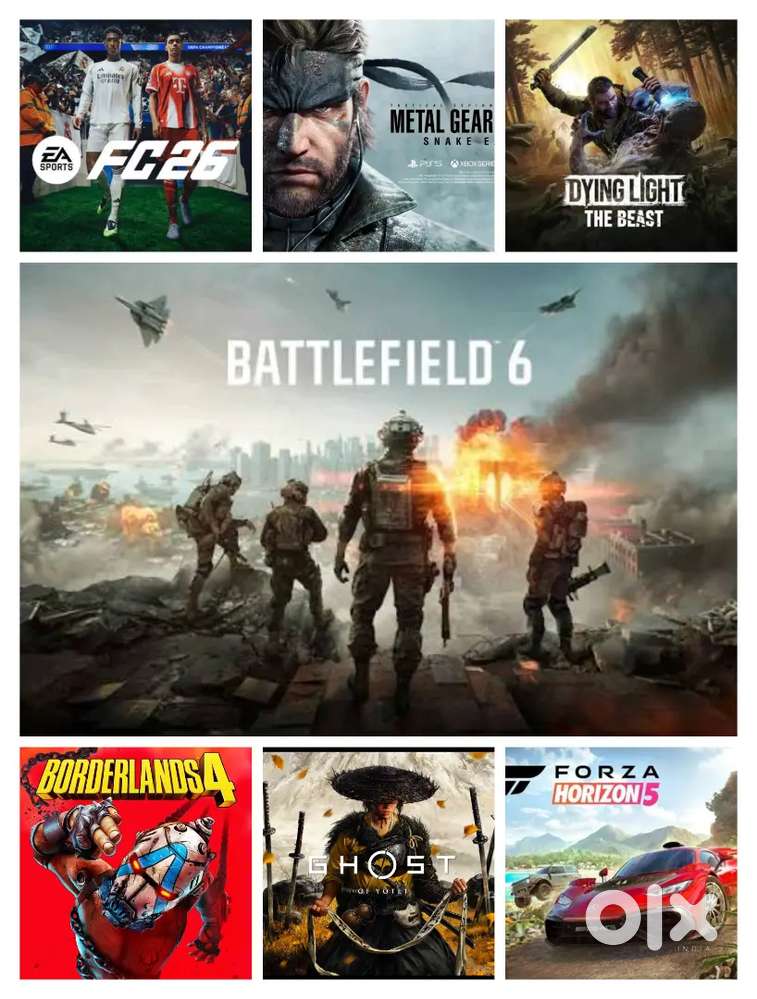FC 26,Ghost Of Yotei,Zelda,Mario,Pokemon All Others PS5&Nintendo Games