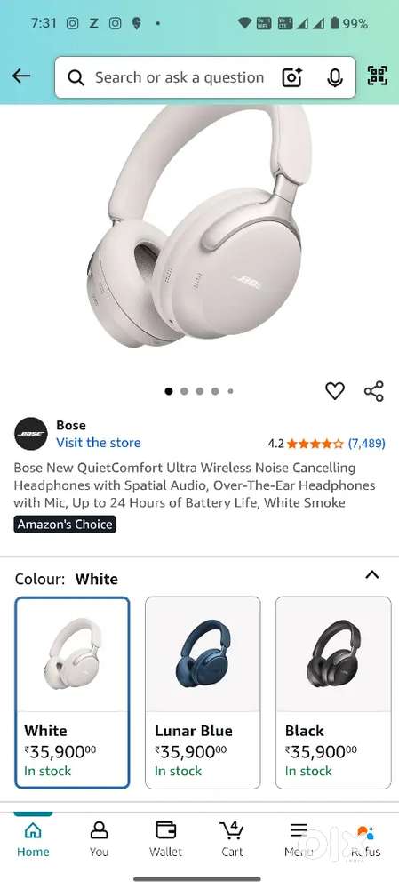 Bose original headphone bose qc ultra headphone