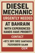 Diesel mechanic at Bahrin