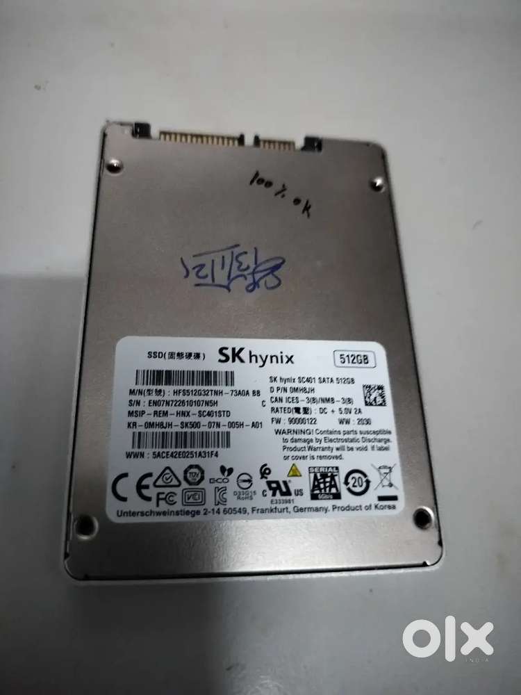 512 gb Sk hynix 2.5 inch sata SSD Perfect Working and new looking