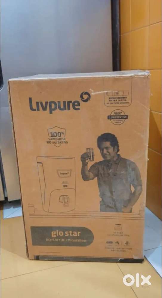 Livpure glo star RO+ UV+UF+Mineraliser - 7 L Mrp 16490