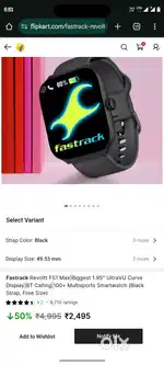 Fastrack Revolt FS1 Max Smartwatch