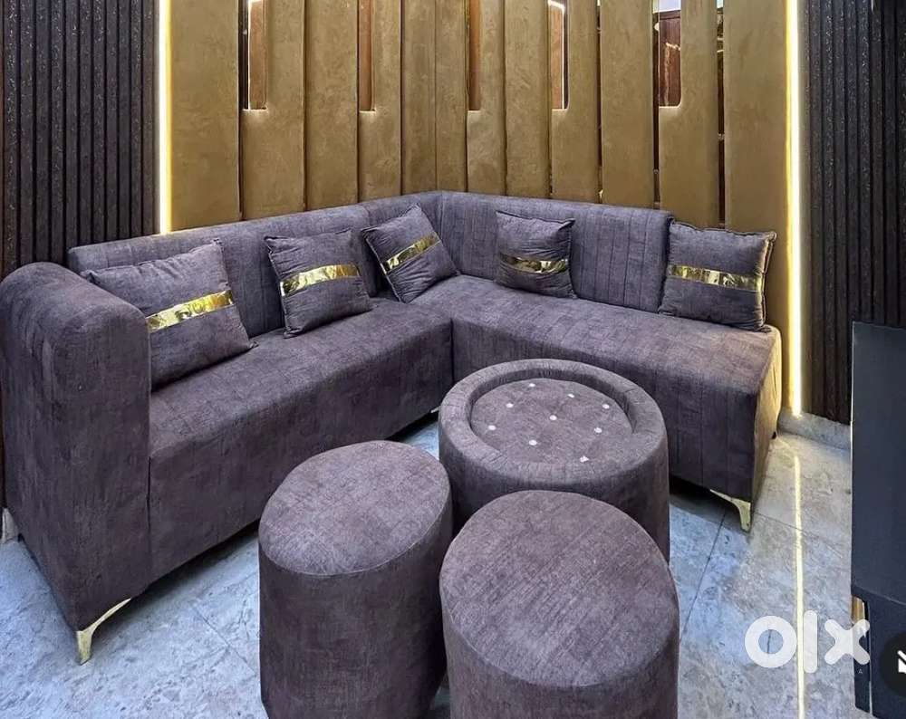 3  seater lounger sofa with pillows