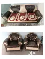 full set three seater sofa and one seat sofa (2)