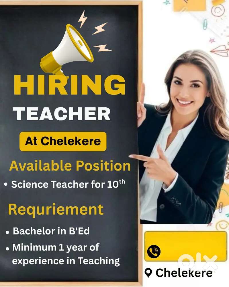 Science teacher for 10th