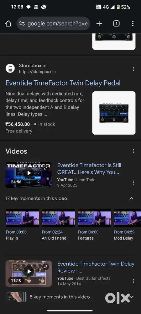 Eventide timefactor guitar delay pedal