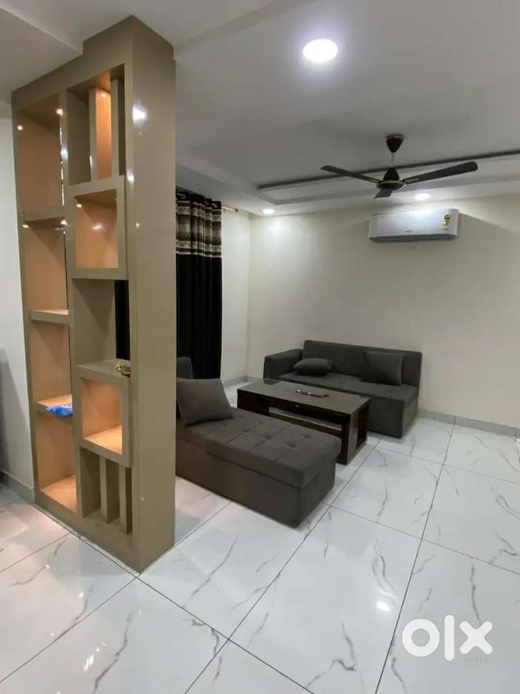 2 bhk fully furnished flat very decent and shows its simplicity