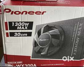 Pioneer TS-WX300A Active Subwoofer 12 inch Black Subwoofer