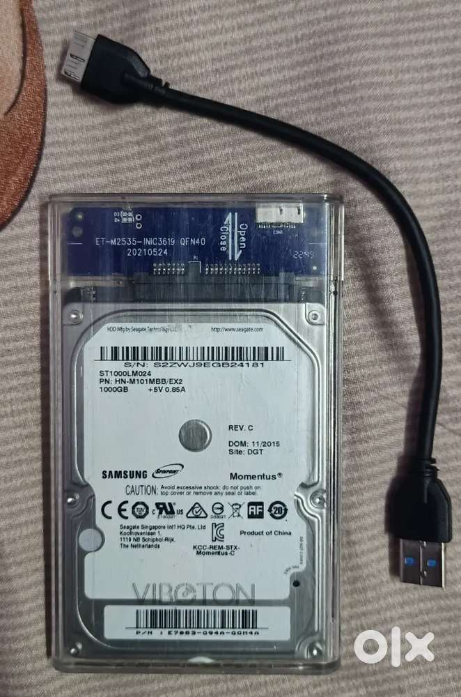 Hard disk 1TB samsung
