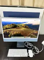 Apple iMac M3 Chip 256GB/8GB 24inch Blue (Full Kit - Excellent Cond.)